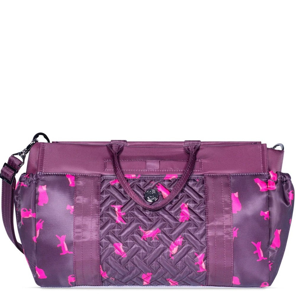 Lug Romper 2 Tote in rare Cats Orchid